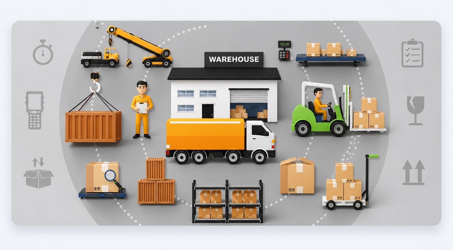 Warehouse and logistics networking solutions